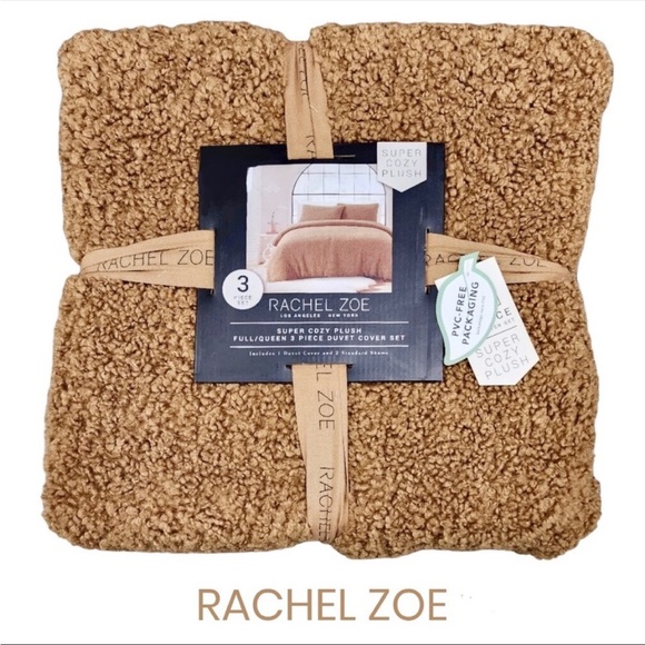 Rachel Zoe Bedding Nwt Rachel Zoe Duvet Set 3 Pieces Soft